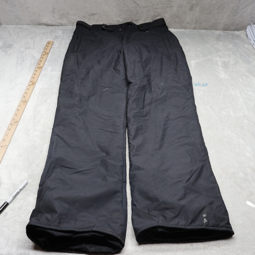 Obermeyer Snow Pants Mens XL Black Waterproof Insulated Outdoor Terran II 36x36